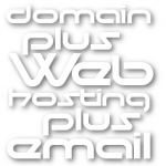 The lot! Domain regsitration, website hosting plus email